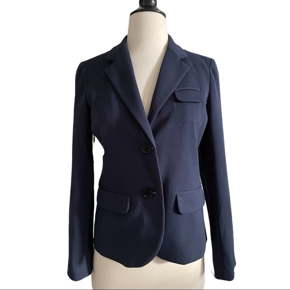 Navy Blue Gap Blazer Size 0 - Picture 4 of 6